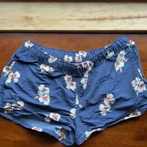 Patagonia Barley Baggies Shorts 2.5 inches, Mariposa Lily/Classic Navy, Size M.